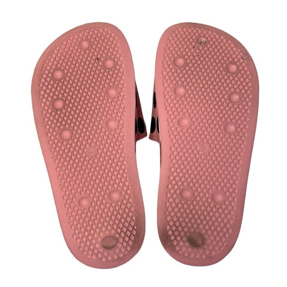 ADIDAS Adilette Lite Slides Trefoil Logo Polka Dot Pink FU9149 Size 6 38 MINT - Picture 8 of 9